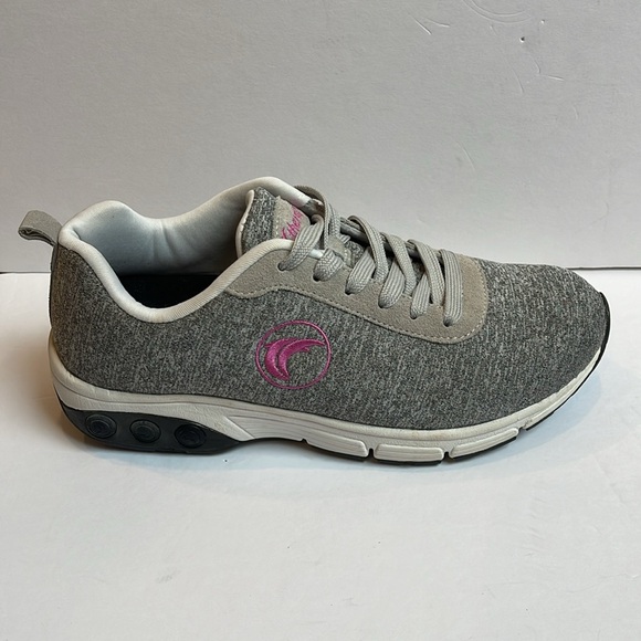Therafit Women’s‎ Grey Pink Sneakers 7 - Picture 4 of 8